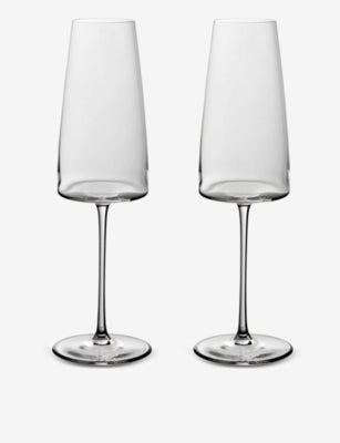 Villeroy & Boch Metro Chic champagne flute set, imported from the UK