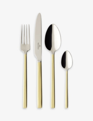Villeroy & Boch gold-plated cutlery set 24-piece, UK version