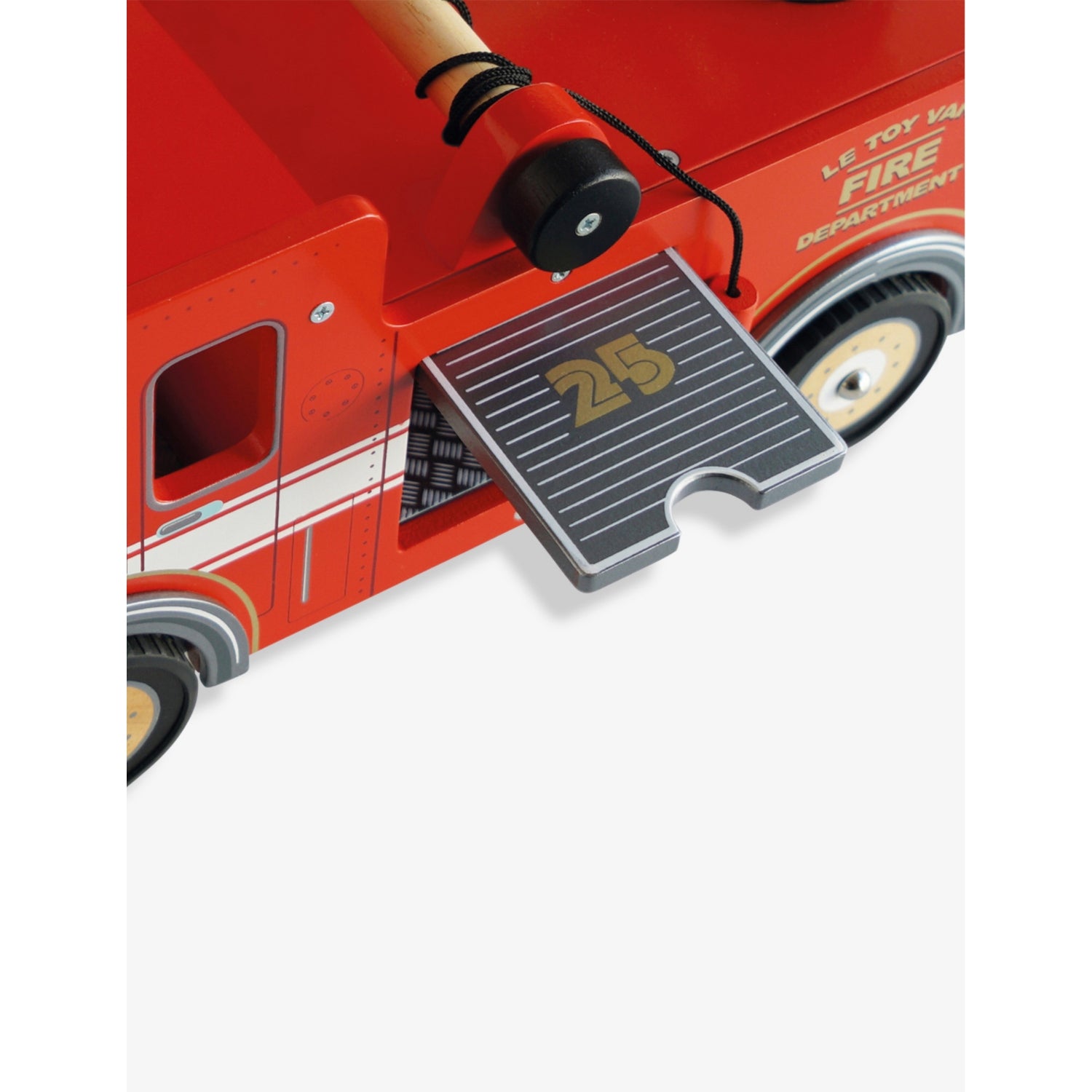 Le Toy Van wooden fire engine 34cm toy, UK version