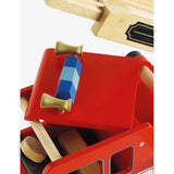 Le Toy Van wooden fire engine 34cm toy, UK version