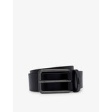 Logo-embossed leather belt - 30