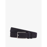 Reiss Dante adjustable-buckle suede-leather belt