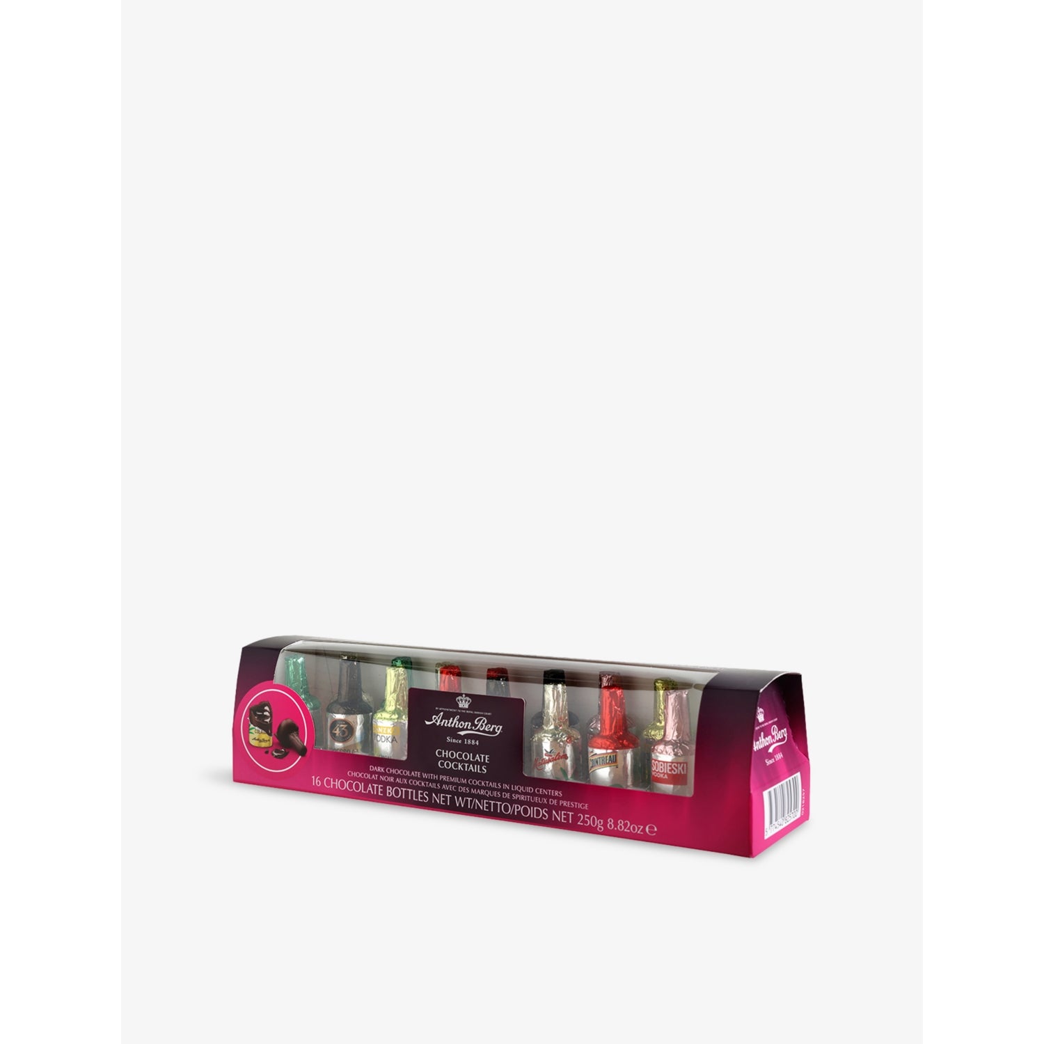 Anthon Berg dark chocolate cocktail liqueurs set of 16 250g - British product