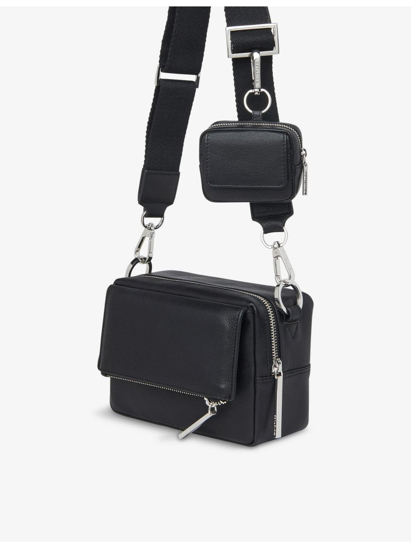 Whistles Bibi leather keyring with zip fastening - British product