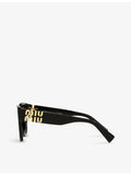 Miu Miu cat-eye acetate sunglasses MU 01YS (British brand)