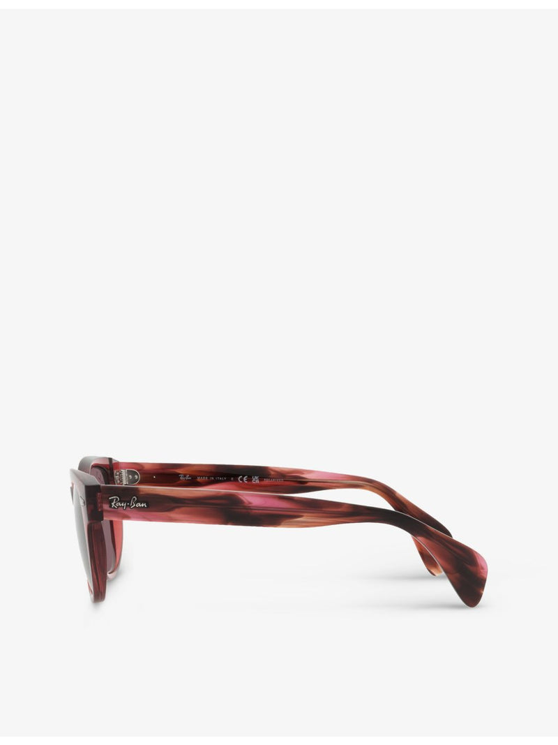 Ray-Ban square-frame propionate sunglasses RB0880S, imported from the UK