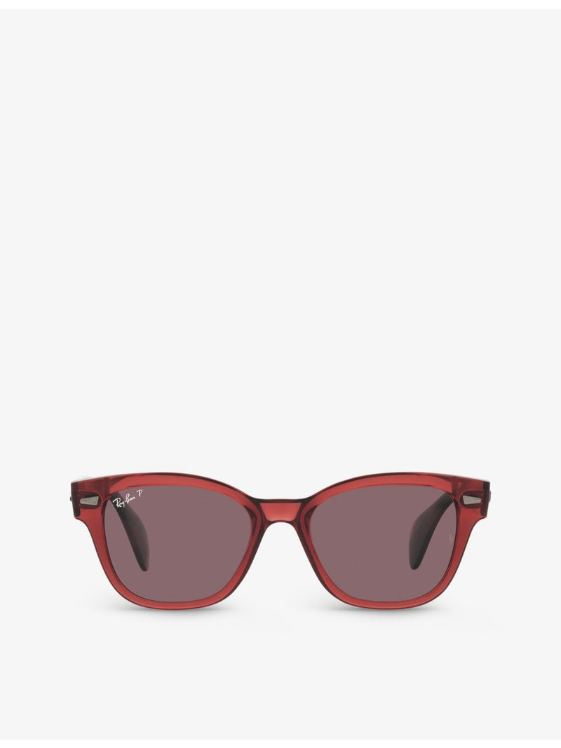 Ray-Ban square-frame propionate sunglasses RB0880S, imported from the UK