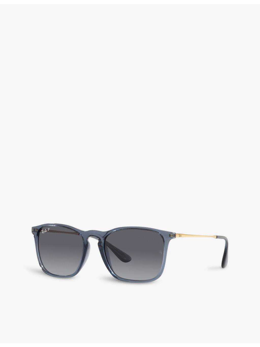 Ray-Ban RB4187 square-frame rubberised sunglasses, imported from the UK