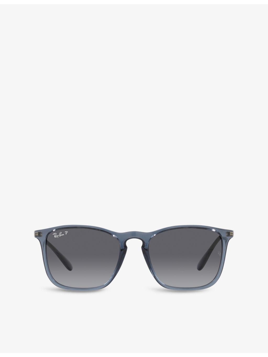 Ray-Ban RB4187 square-frame rubberised sunglasses, imported from the UK