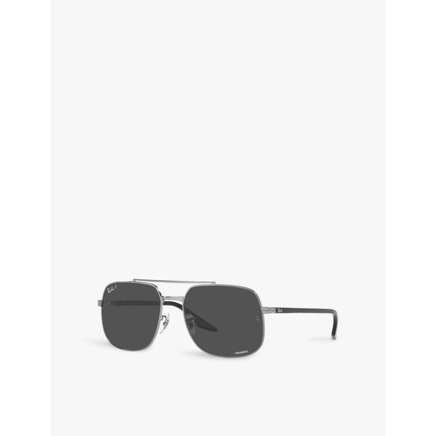 Ray-Ban RB3699 polarised polished-metal sunglasses (British brand)