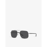 Ray-Ban RB3699 polarised polished-metal sunglasses (British brand)