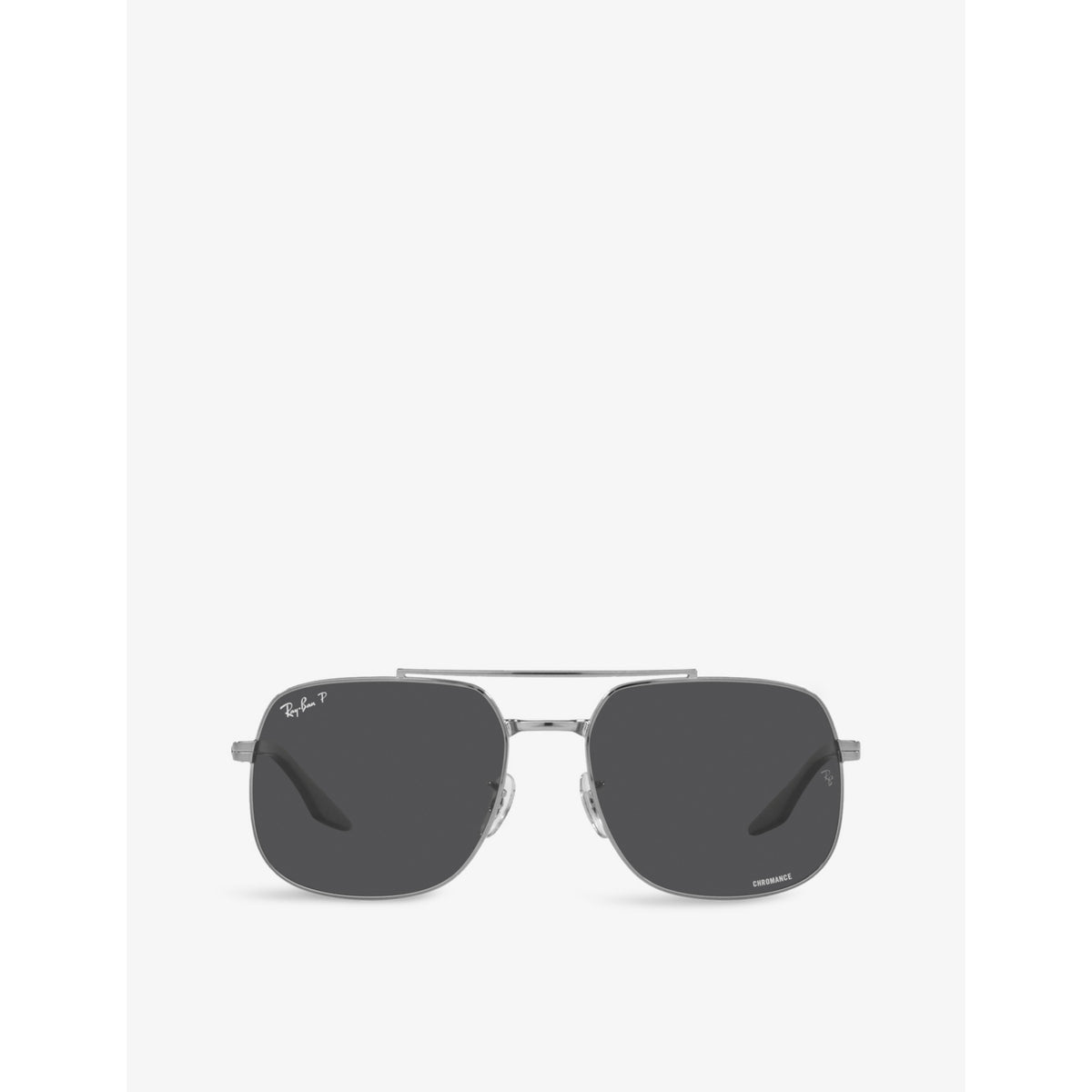 Ray-Ban RB3699 polarised polished-metal sunglasses (British brand)
