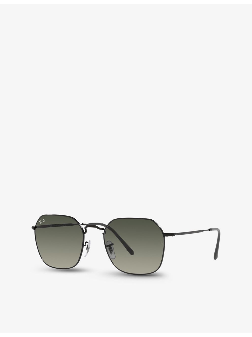 Ray-Ban RB3694 Jim hexagonal-frame metal sunglasses, imported from the UK