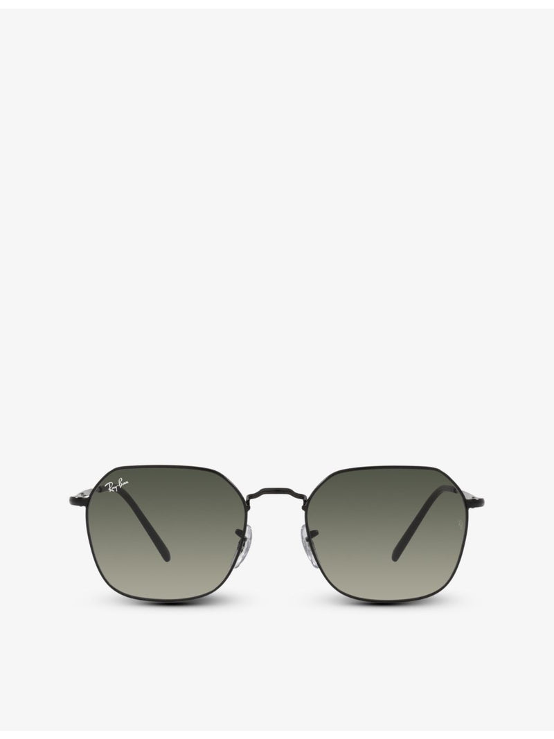Ray-Ban RB3694 Jim hexagonal-frame metal sunglasses, imported from the UK