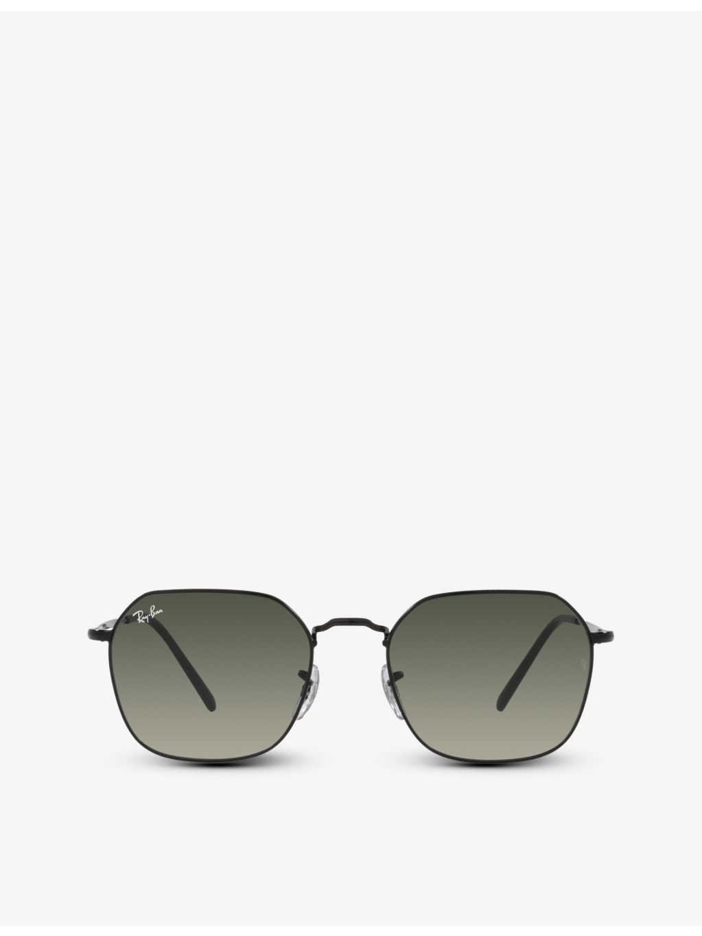 Ray-Ban RB3694 Jim hexagonal-frame metal sunglasses, imported from the UK