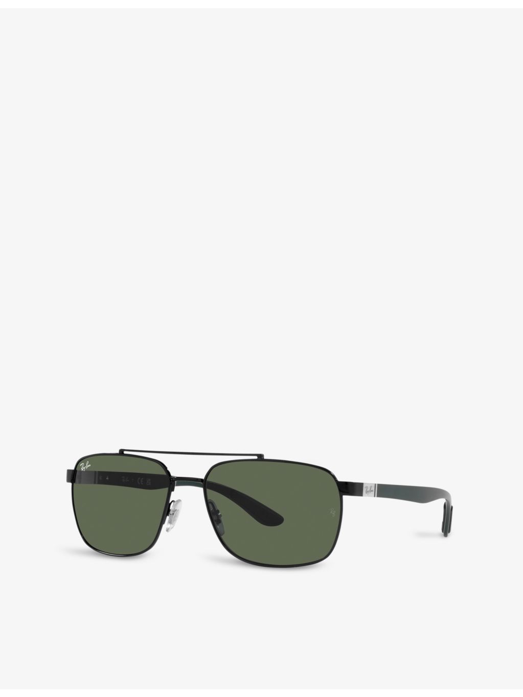 Ray-Ban RB3701 steel rectangle sunglasses, imported from the UK