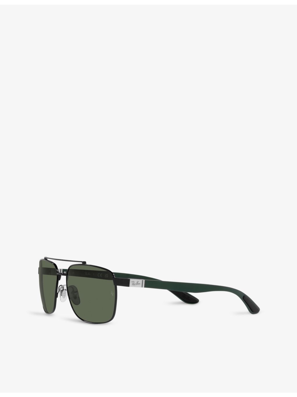 Ray-Ban RB3701 steel rectangle sunglasses, imported from the UK