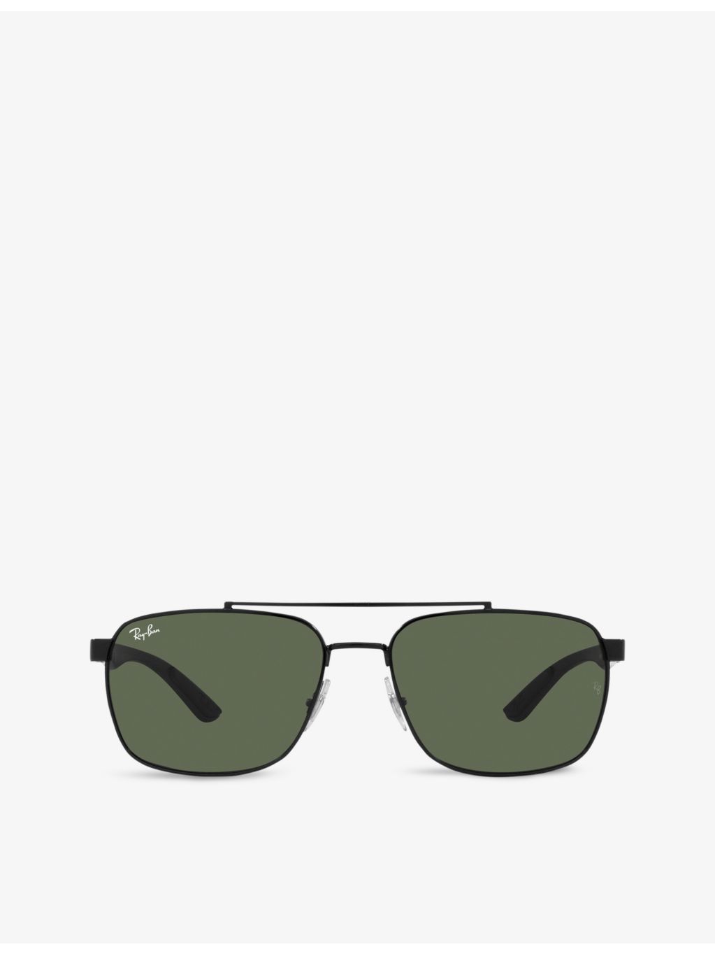 Ray-Ban RB3701 steel rectangle sunglasses, imported from the UK