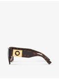 Versace VE4437U acetate pillow-frame sunglasses - British product