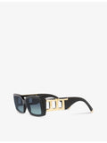Tiffany & Co TF4197 rectangular acetate sunglasses with gradient lenses, UK version