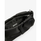Jimmy Choo Bonny satin clutch bag with chain strap (British brand)
