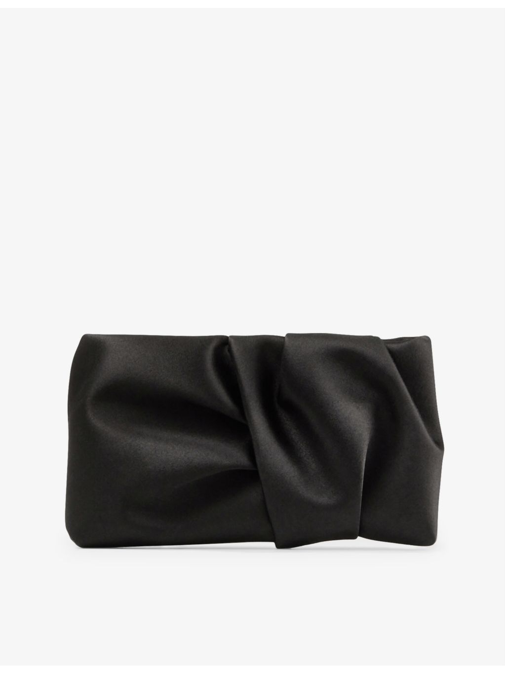 Jimmy Choo Bonny satin clutch bag with chain strap (British brand)