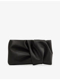 Jimmy Choo Bonny satin clutch bag with chain strap (British brand)