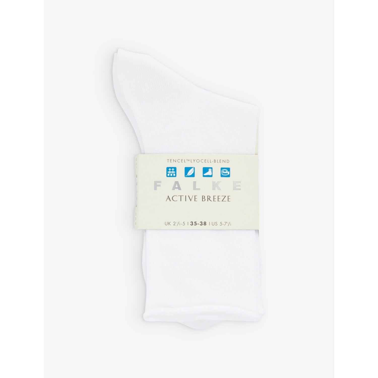 Active Breeze stretch-lyocell-blend socks - 2000 WHITE - 2/5