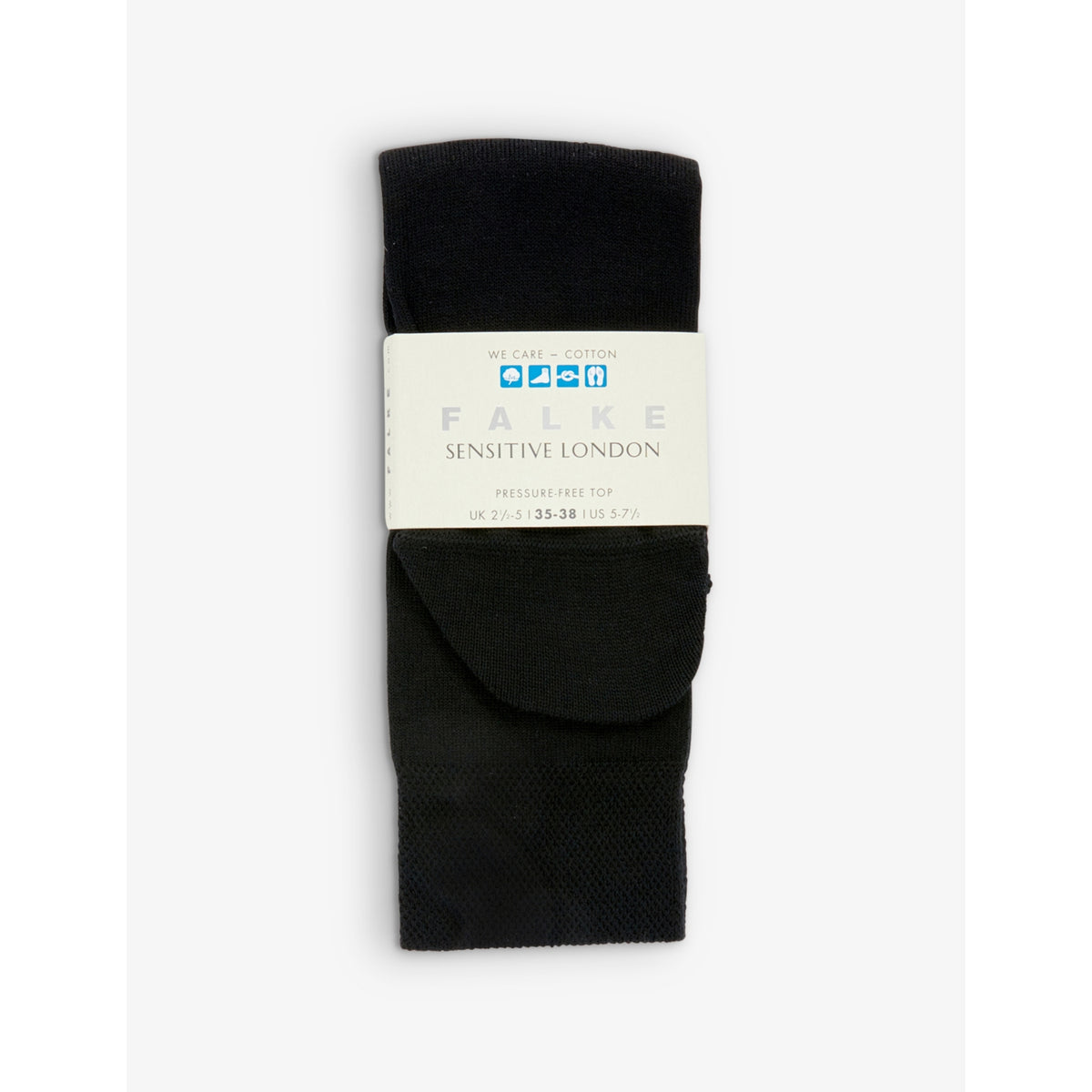 Sensitive London stretch-cotton-blend socks - 2000 WHITE - 2/5