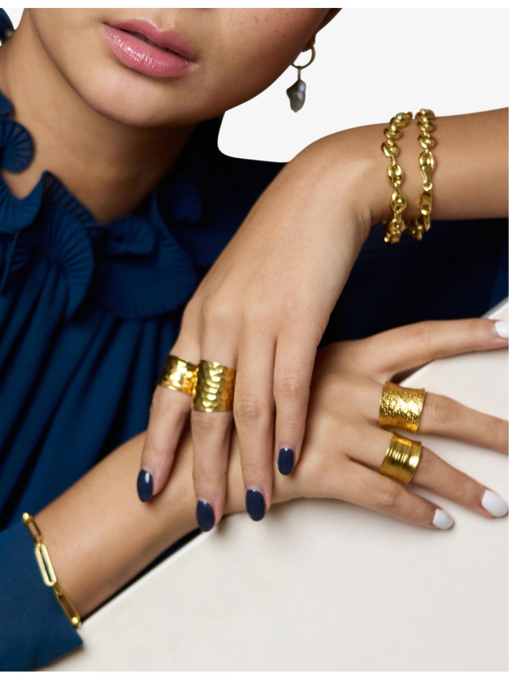 La Maison Couture Amadeus Nudo adjustable ring - British product
