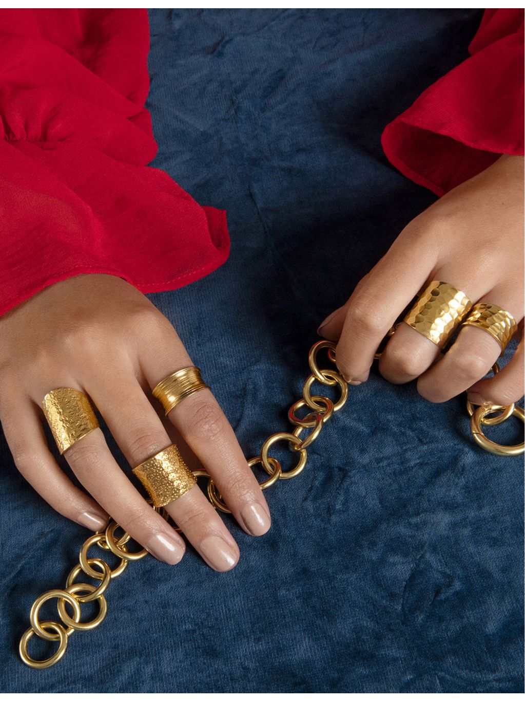 La Maison Couture Amadeus Nudo adjustable ring - British product