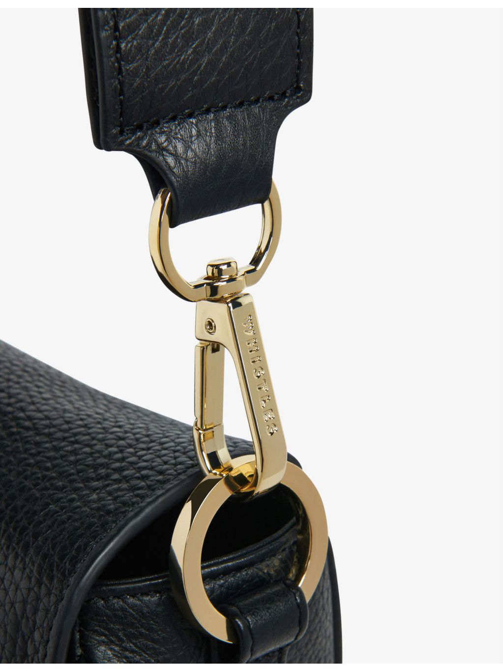 Whistles Bibi large leather crossbody bag, UK version