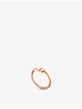 Tiffany T Wire 18ct rose gold ring (British brand)