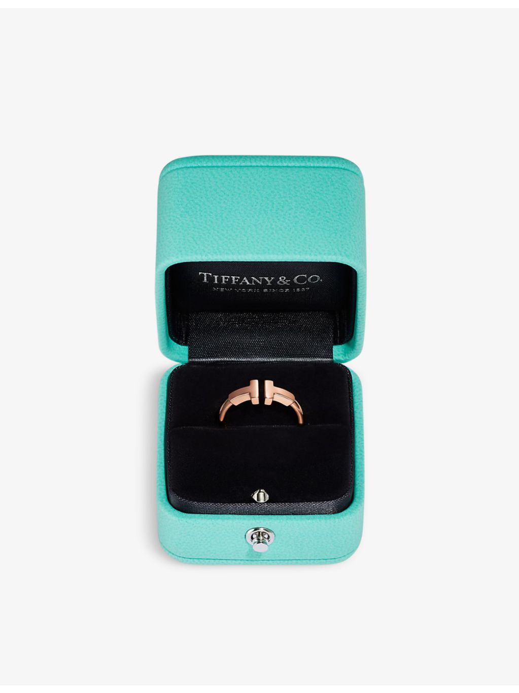 Tiffany T Wire 18ct rose gold ring (British brand)