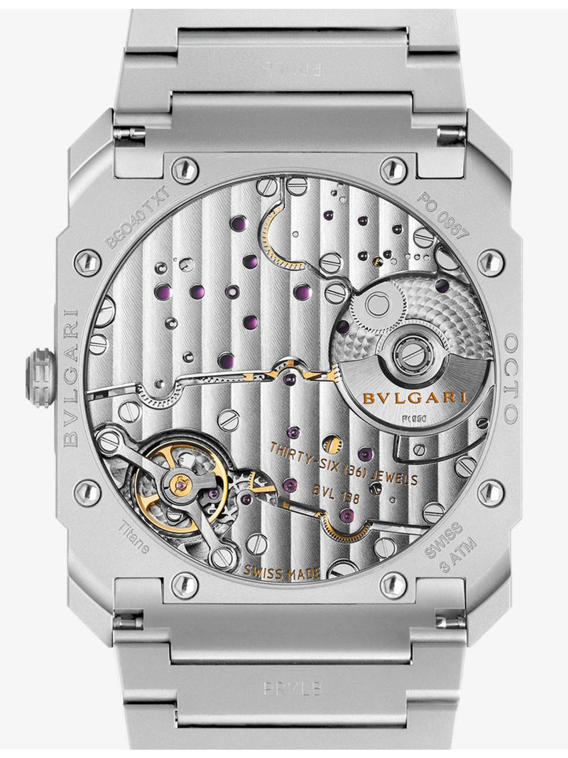 Bvlgari Octo Finissimo titanium automatic watch 40mm (British brand)