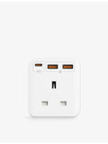Momax OnePlug three outlet PD adapter white compact, UK version