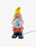 Seletti Gummy Snooping lamp 25cm resin gnome, imported from the UK