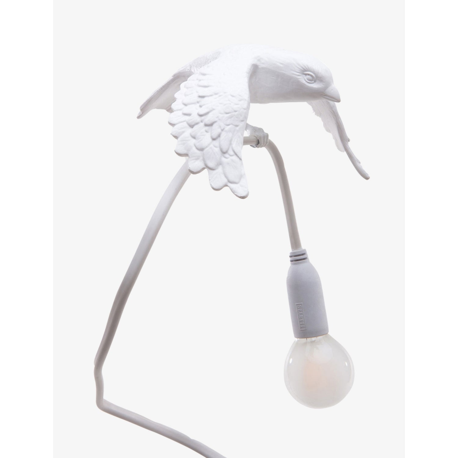 Seletti resin clamp lamp Sparrow Taking Off 100cm (British brand)