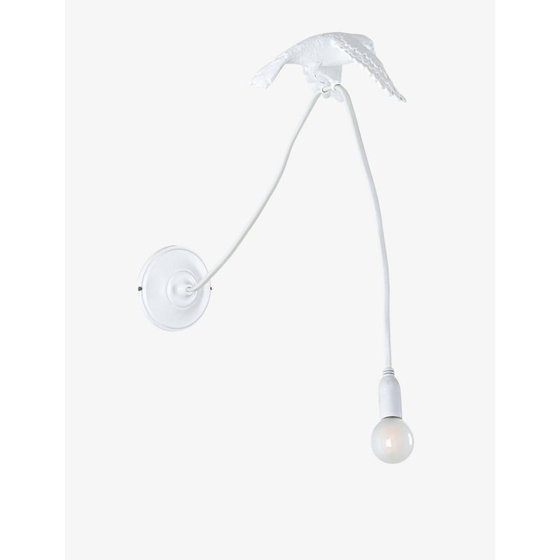 Seletti Sparrow Taking Off resin wall lamp 100cm, UK version