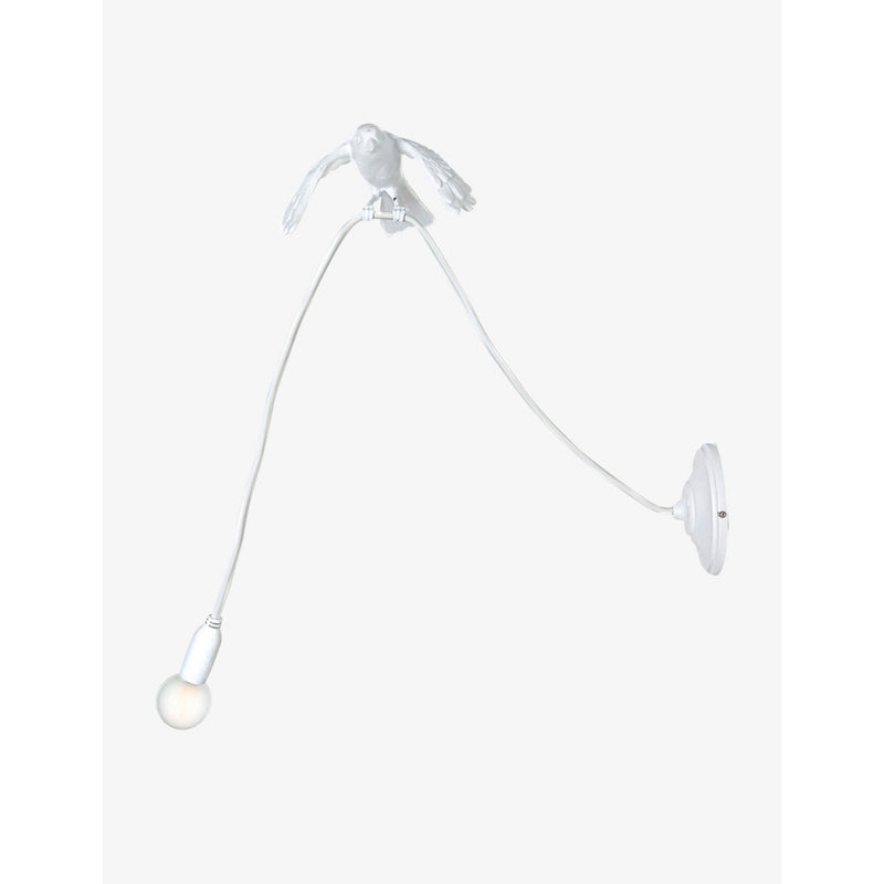 Seletti Sparrow Taking Off resin wall lamp 100cm, UK version