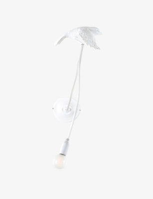 Seletti Sparrow Taking Off resin wall lamp 100cm, UK version