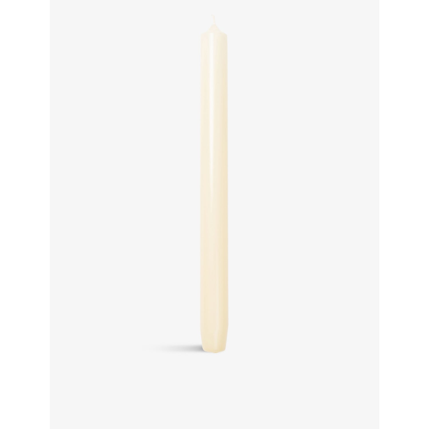Trudon White Royale tapered wax candlesticks set of six (British brand)