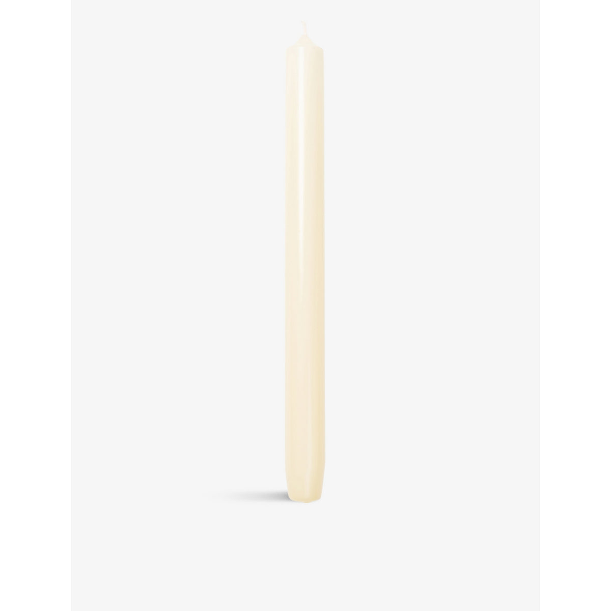Trudon White Royale tapered wax candlesticks set of six (British brand)