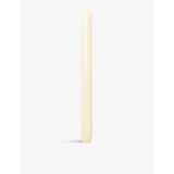 Trudon White Royale tapered wax candlesticks set of six (British brand)