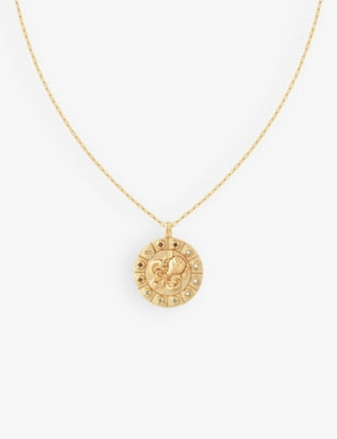 Astrid & Miyu Aquarius zodiac necklace 48cm, imported from the UK