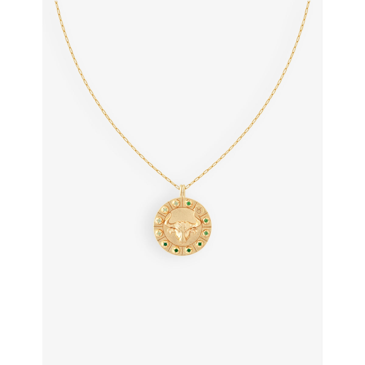 Taurus Bold Zodiac plated 925 sterling-silver necklace - GOLD