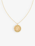 Astrid & Miyu Taurus zodiac plated silver necklace (British brand)
