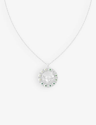Astrid & Miyu Taurus Bold Zodiac Plated 925 Sterling Silver Necklace, 48cm