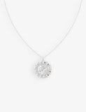 Astrid & Miyu Gemini zodiac necklace with cubic zirconia stones, imported from the UK