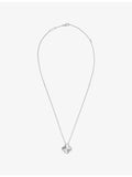 Van Cleef & Arpels Alhambra guilloché pendant 18ct white gold, UK version